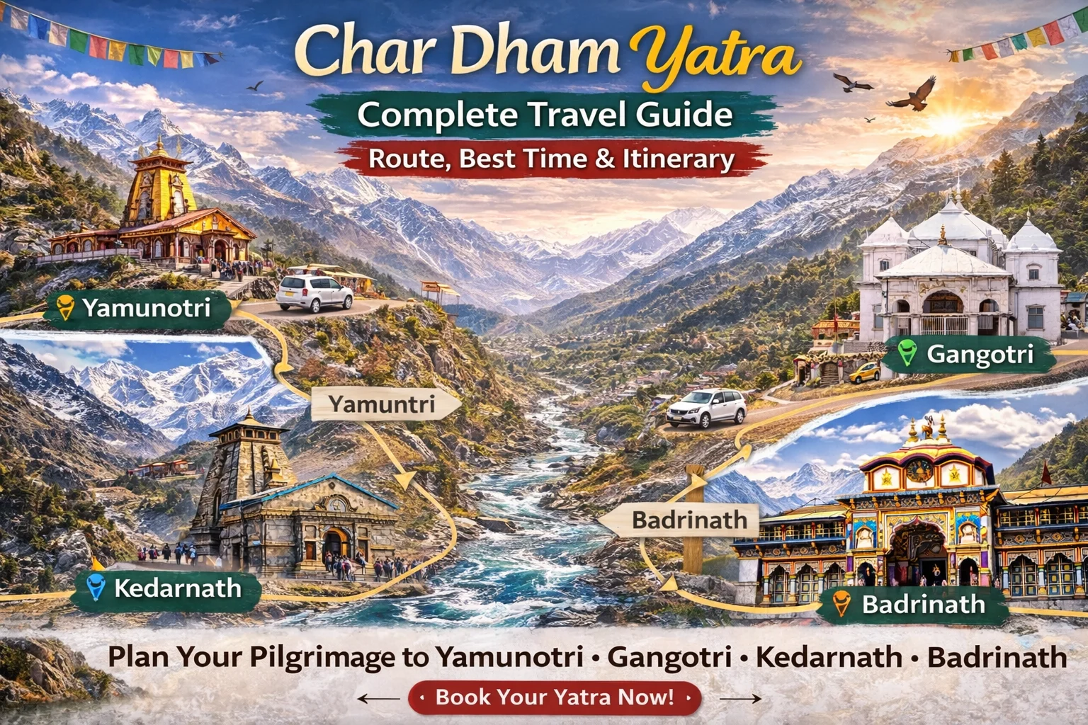 Char Dham Yatra Complete Travel Guide – Route, Best Time & Itinerary