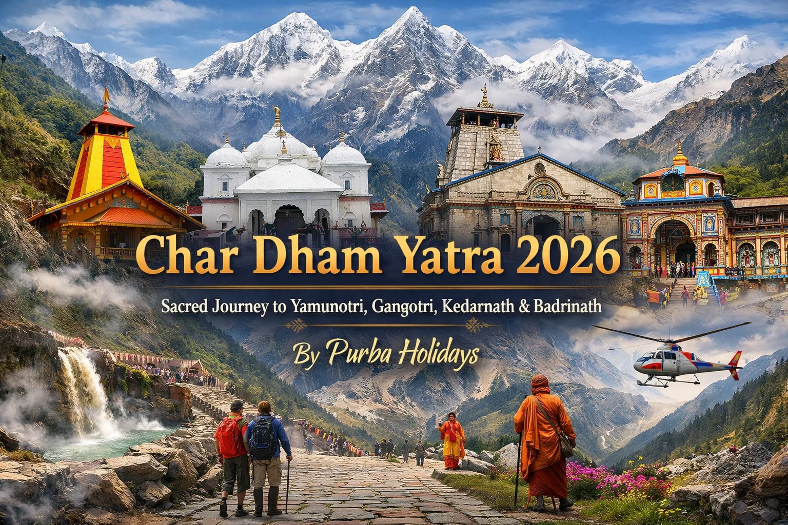 Char Dham Yatra Package 2026 – Complete Travel Guide by Purba Holidays