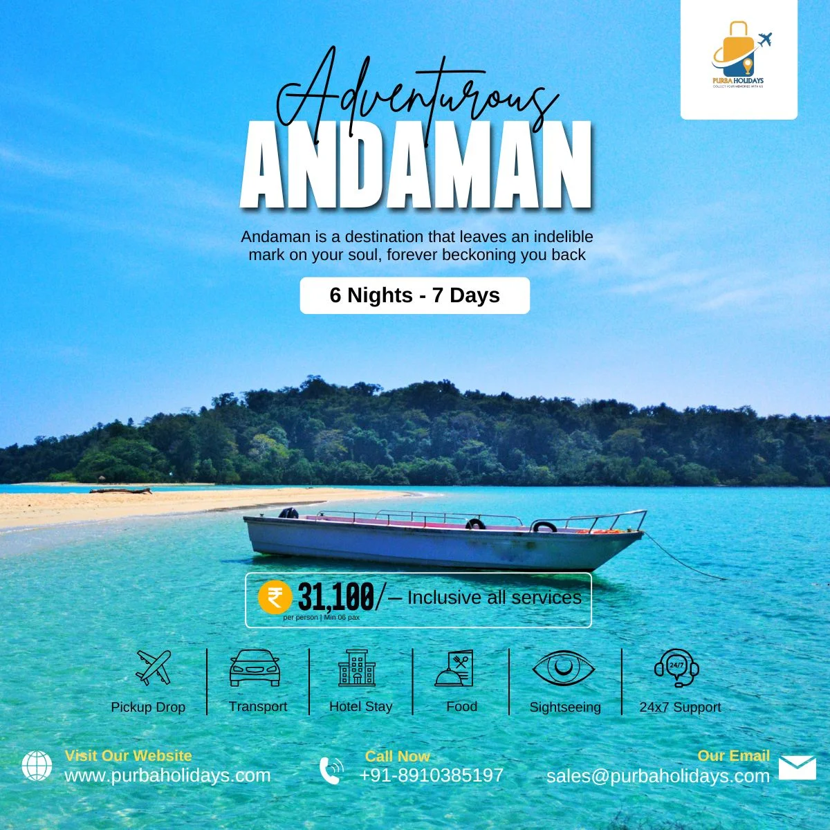 Portblair,Havelock,Neil island